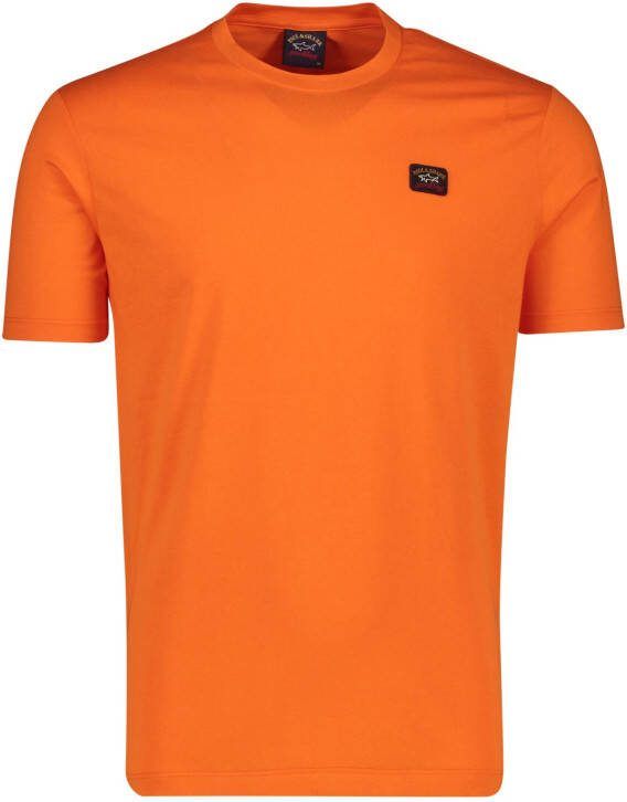 PAUL & SHARK t-shirt oranje ronde hals