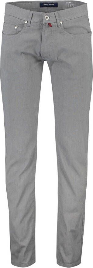 Pierre Cardin 5-pocket broek grijs modern fit
