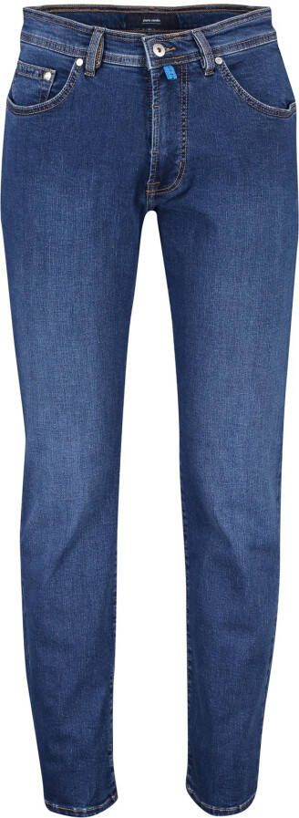 Pierre Cardin jeans blauw effen katoen met steekzakken - Foto 8