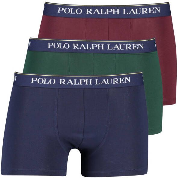 Polo Ralph Lauren Underwear Boxershort met labeldetails in een set van 3 stuks
