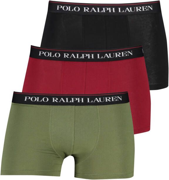 Polo Ralph Lauren Underwear Boxershort met logo in band in een set van 3 stuks model 'CLASSIC'