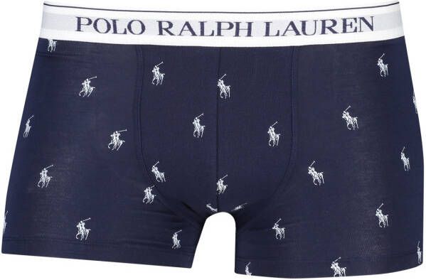 Polo Ralph Lauren boxershort 3-pack donkerblauw geprint