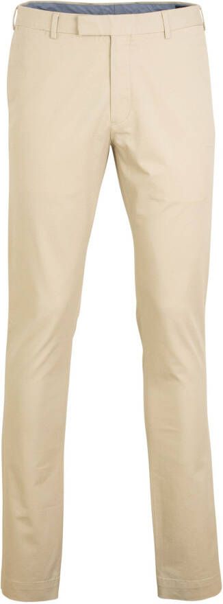 Polo Ralph Lauren Stretch slim fit chino met paspelzakken met knoop model 'Milit'