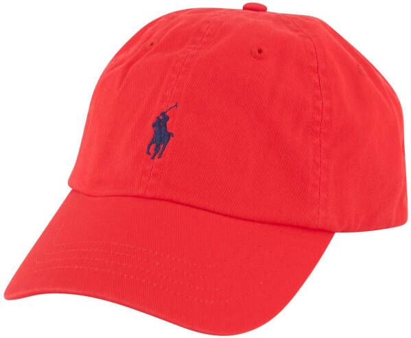 Polo Ralph Lauren cap rood effen