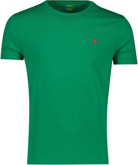 Polo Ralph Lauren Groen t-shirt Ralph Lauren Custom Slim Fit