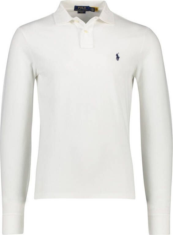 Polo Ralph Lauren Slim fit poloshirt in design met lange mouwen - Foto 9