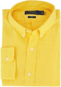 Polo Ralph Lauren Overhemd Ralph Lauren geel Slim Fit