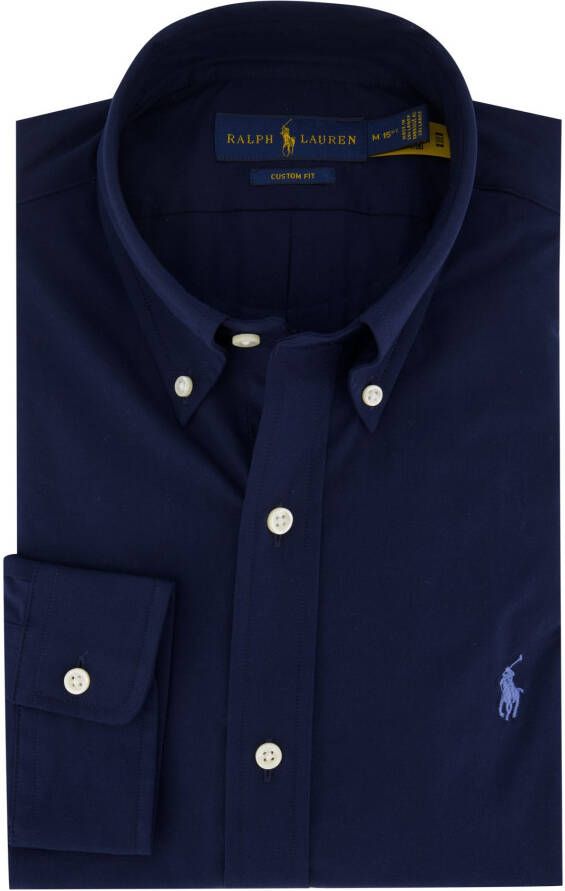 Polo Ralph Lauren Overhemd Ralph Lauren navy Custom Fit