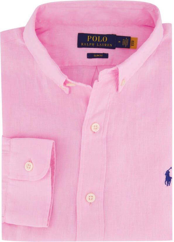 Polo Ralph Lauren Overhemd Ralph Lauren Slim Fit roze