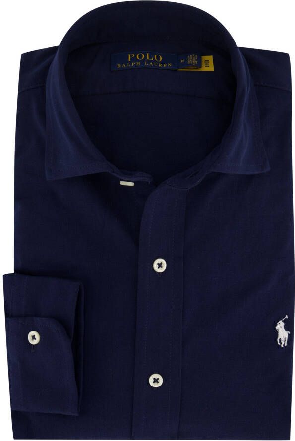 Polo Ralph Lauren Ralph Lauren overhemd donker blauw met embleem