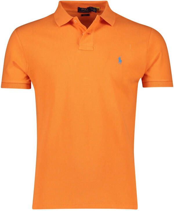 Polo Ralph Lauren Oranje T-shirts en Polos Gebreid Orange Heren
