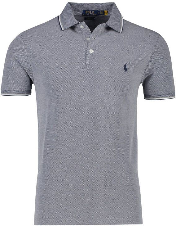 Polo Ralph Lauren Ralph Lauren polo Slim Fit blauw wit geprint