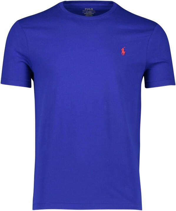 Polo Ralph Lauren Ralph Lauren t-shirt Custom Slim Fit Blauw
