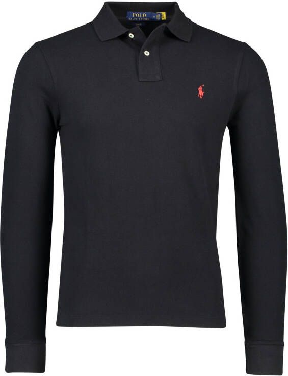 Polo Ralph Lauren Slim fit poloshirt in design met lange mouwen - Foto 7