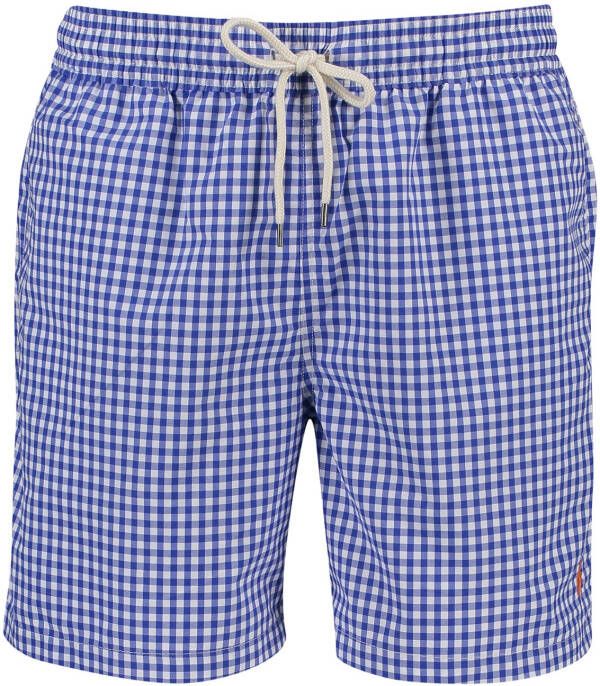 Polo Ralph Lauren Underwear Zwembroek met ruitmotief model 'TRAVELER' - Foto 3