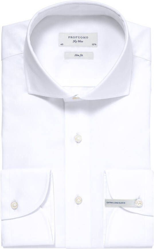 Profuomo Witte Business Overhemd Jurk White Heren - Foto 3