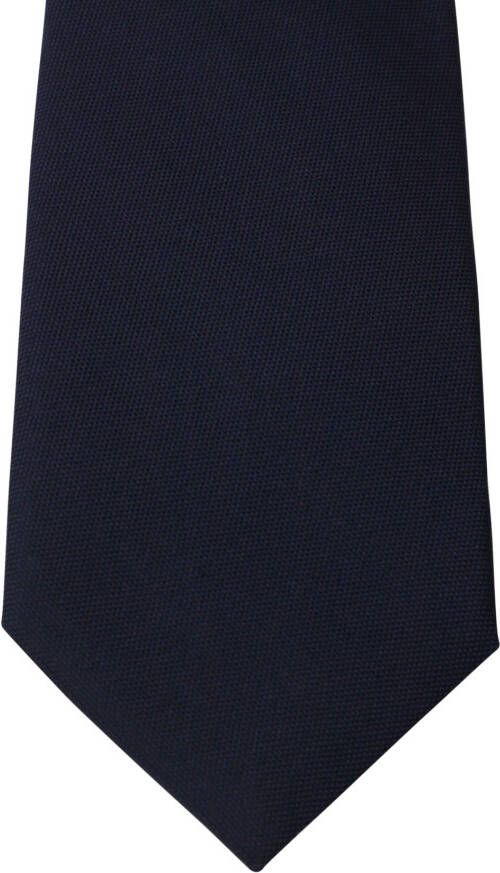 Profuomo stropdas donkerblauw 100% zijde