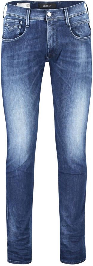 Replay Slim fit jeans met stretch model 'Anbass' 'HYPERFLEX'