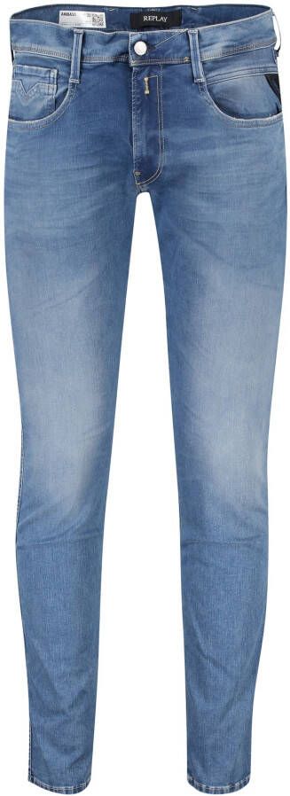 Replay Blauwe Denim 5-Pocket Broek Blue Heren - Foto 1
