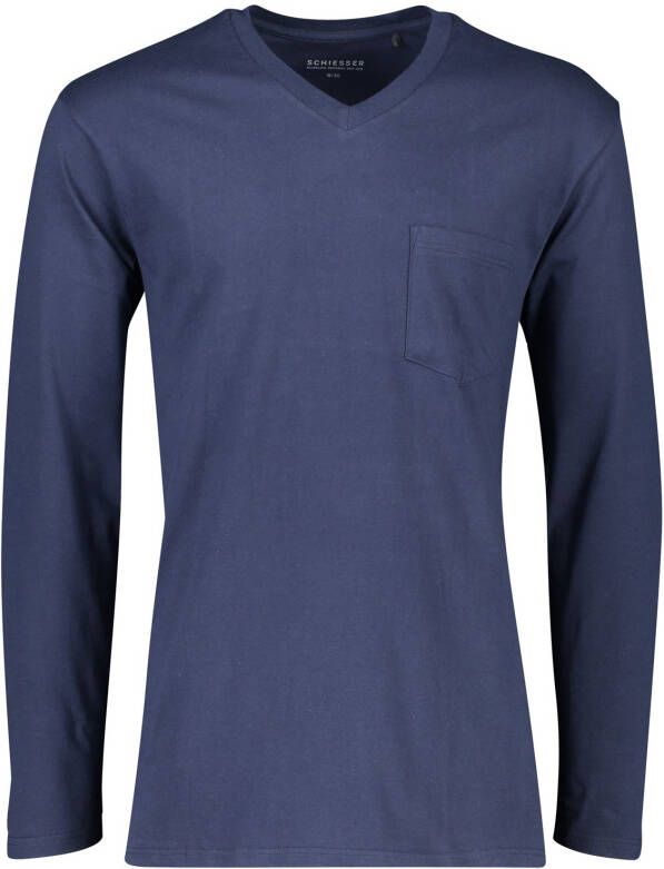 Schiesser Pyjama met v-hals (2-delig 1 stuk)