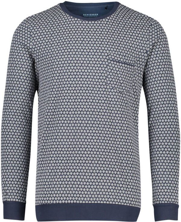 Schiesser Pyjama van puur katoen model 'Interlock'