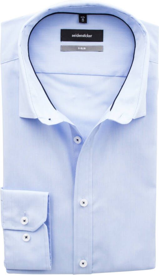 seidensticker lichtblauw overhemd x-slim