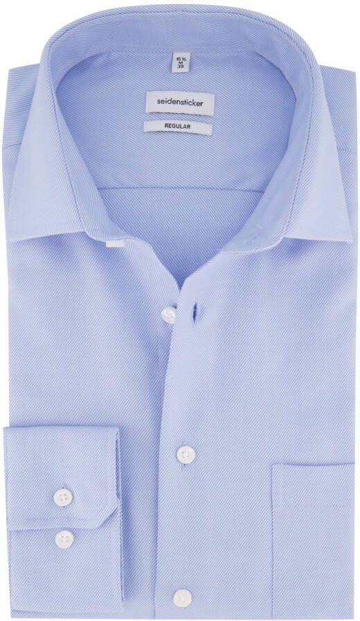 seidensticker Overhemd lichtblauw borstzak