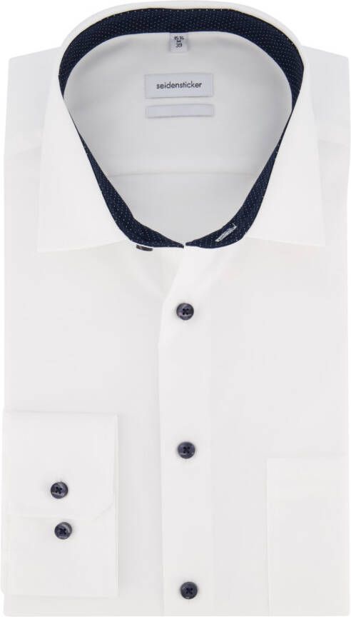 Seidensticker Businessoverhemd Zwarte roos Shaped 1 1 Kentkraag effen - Foto 7