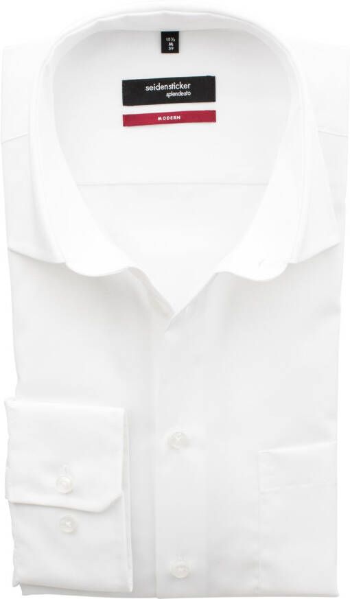 Seidensticker Businessoverhemd Zwarte roos Regular 1 1 extra lange Kent kraag effen - Foto 14