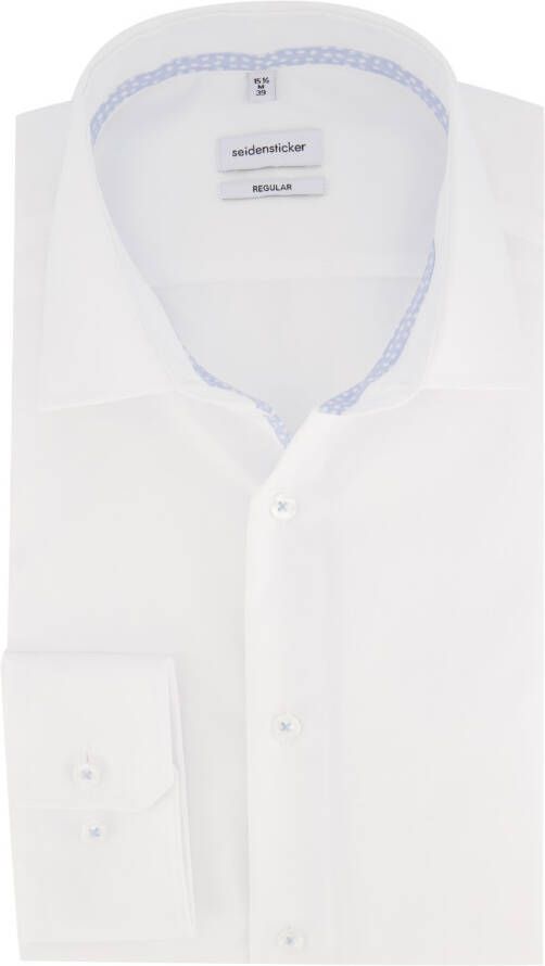 Seidensticker Businessoverhemd Regular lange mouwen kentkraag uni - Foto 5