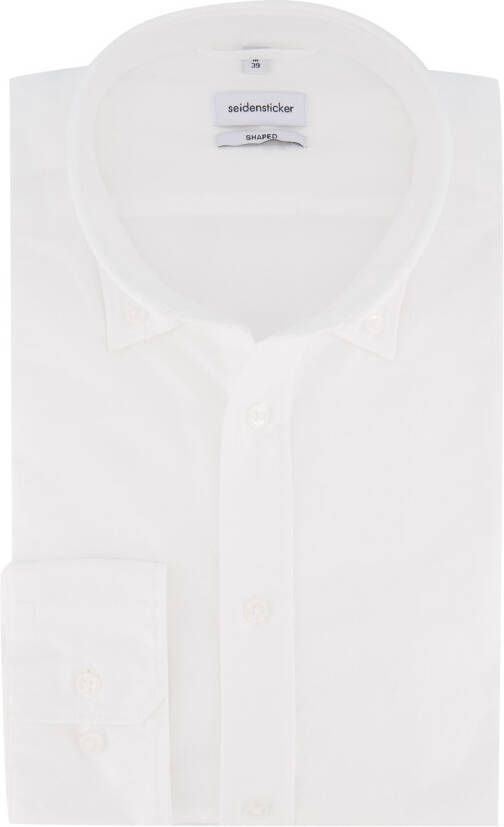 Seidensticker Businessoverhemd Shaped 1 1 Button-down kraag effen - Foto 4