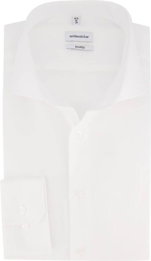 Seidensticker Businessoverhemd Shaped lange mouwen kentkraag uni