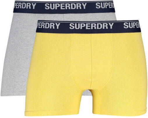Superdry boxershort grijs effen katoen - Foto 1