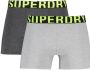 Superdry Boxershort met elastische band met logo in een set van 2 stuks - Thumbnail 3