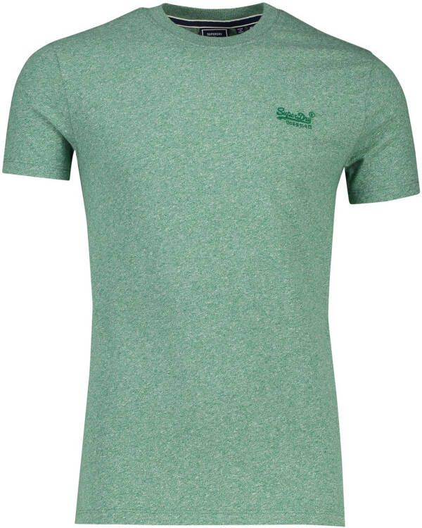 Superdry t-shirt met logo groen