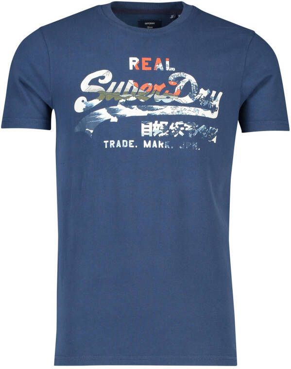 Superdry T-shirt Korte Mouw VINTAGE VL NARRATIVE TEE