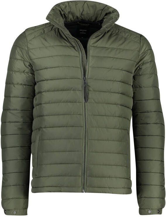 Superdry winterjas opstaande kraag legergroen - Foto 2