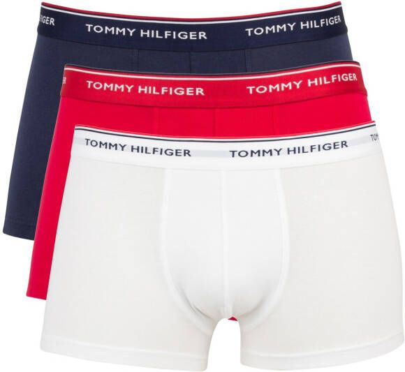 Tommy Hilfiger boxershorts rood wit blauw 3-pack
