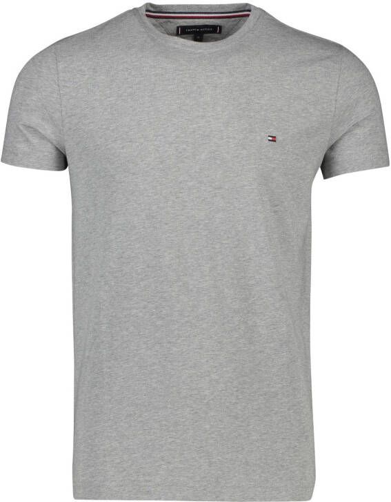 Tommy Hilfiger T-shirt grijs ronde hals