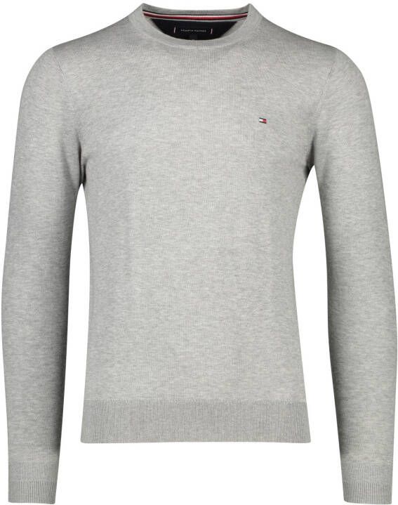 Tommy Hilfiger Organisch Katoen Zijde Jersey voor Heren Gray Heren - Foto 4