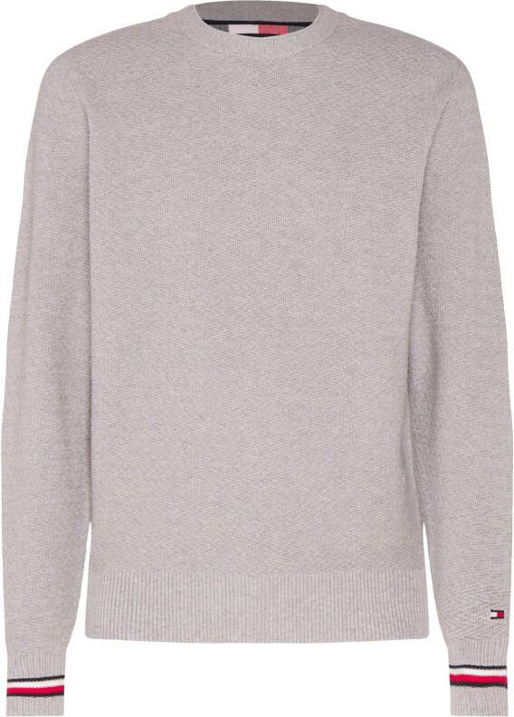 Tommy Hilfiger Trui ronde hals grijs