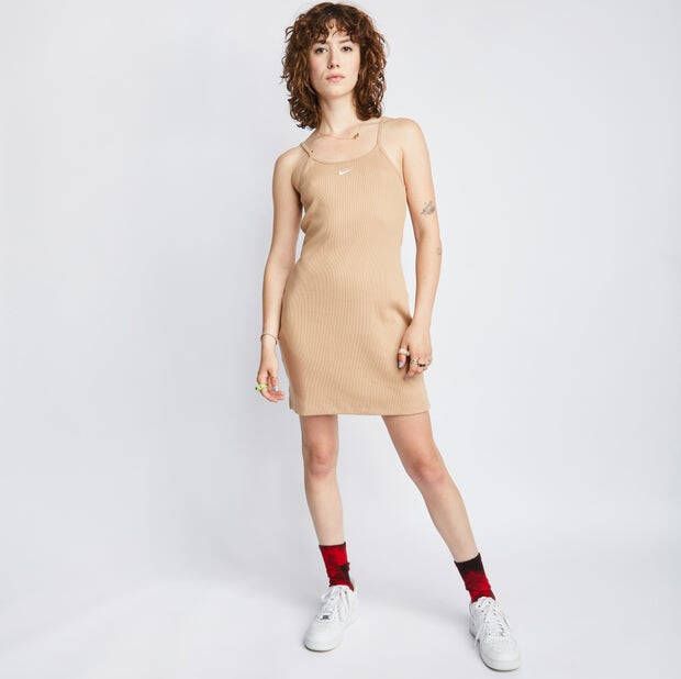 Nike Essential Rib Bodycon Dress Dames