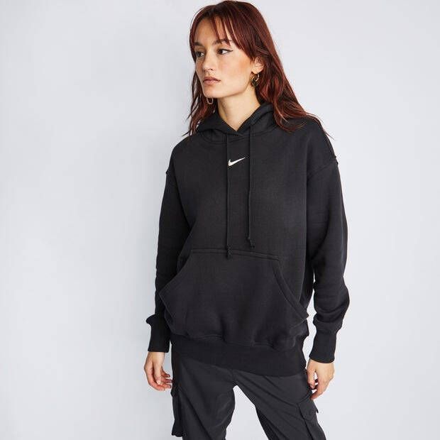 Nike Sportswear Phoenix Fleece Oversized hoodie voor dames Black Sail- Dames - Foto 3