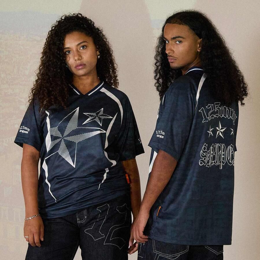 125mm x SNIPES Soccer Jersey Unisex Trainingspakken blauw Maat XS Kleding - Foto 3