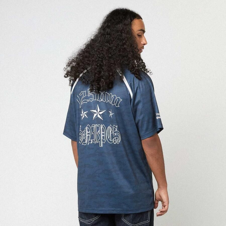 125mm x SNIPES Soccer Jersey Unisex Trainingspakken blauw Maat XS Kleding - Foto 2