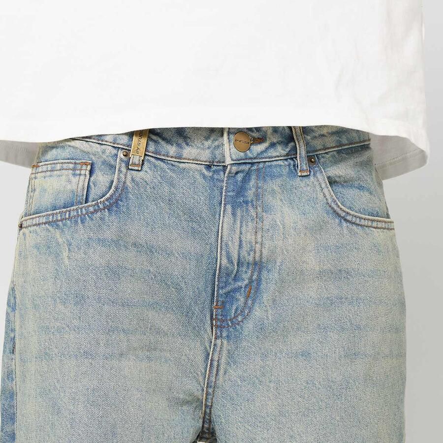 2Y STUDIOS ARUN OPEN HEM STRAIGHT JEANS SAND BLUE Men Spijkerbroeken blauw Kleding - Foto 2