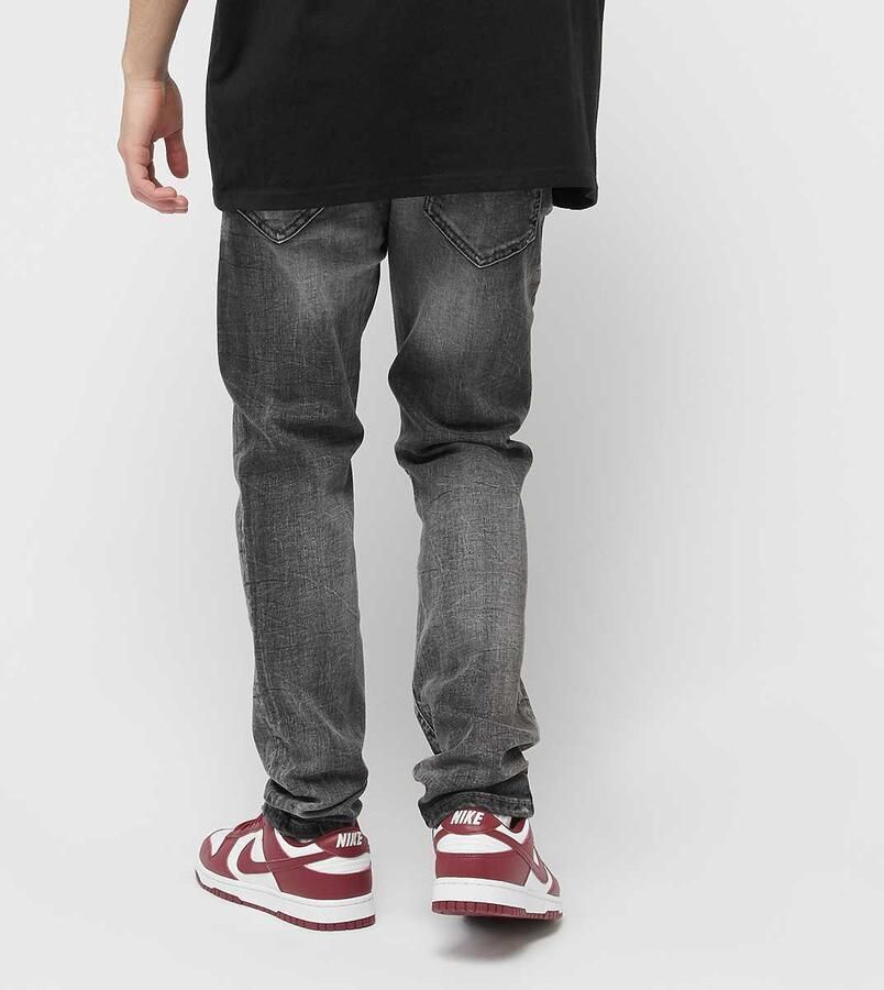 2Y STUDIOS Fernando Destroyed Slim Fit Jeans Men Spijkerbroeken grijs Kleding - Foto 2