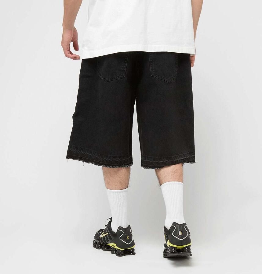 2Y STUDIOS Joran Open Hem Baggy Shorts Men zwart Kleding - Foto 2