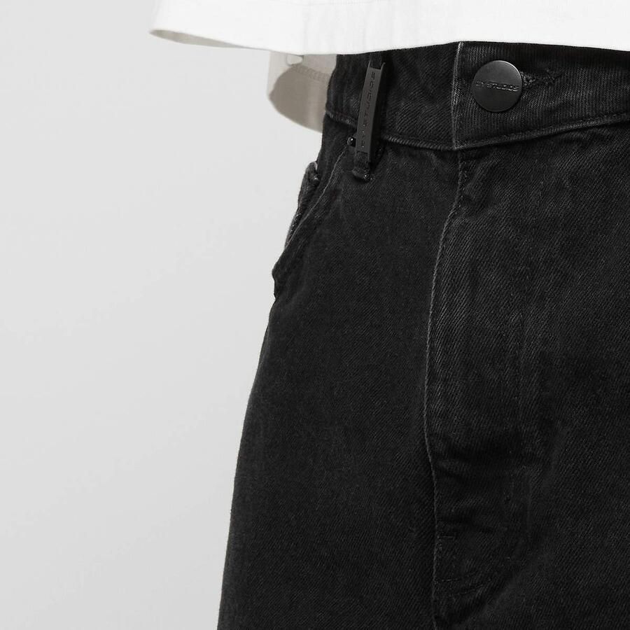 2Y STUDIOS Joran Open Hem Baggy Shorts Men zwart Kleding