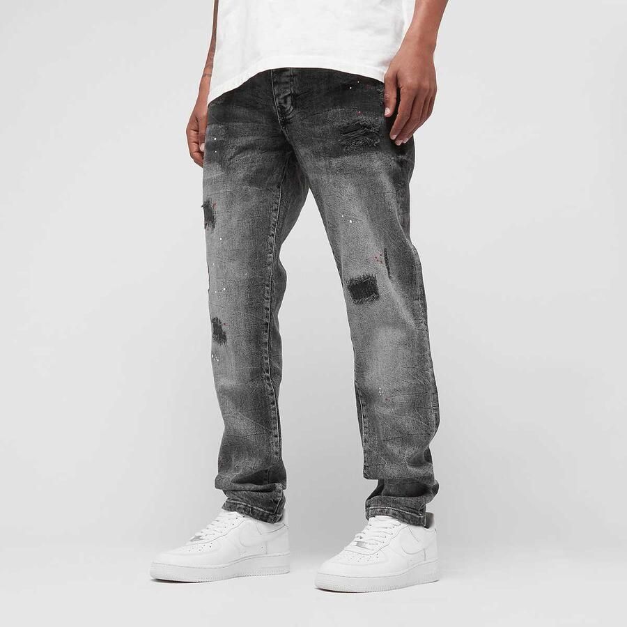 2Y STUDIOS Julio Ripped Slim Fit Jeans Spijkerbroeken in grijs formaten: 32 32 - Foto 3